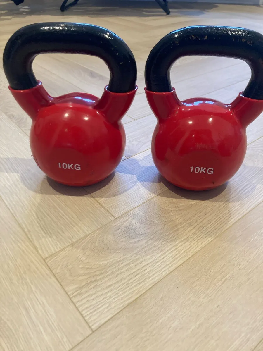 Kettlebells (x2 10kgs) - Image 1