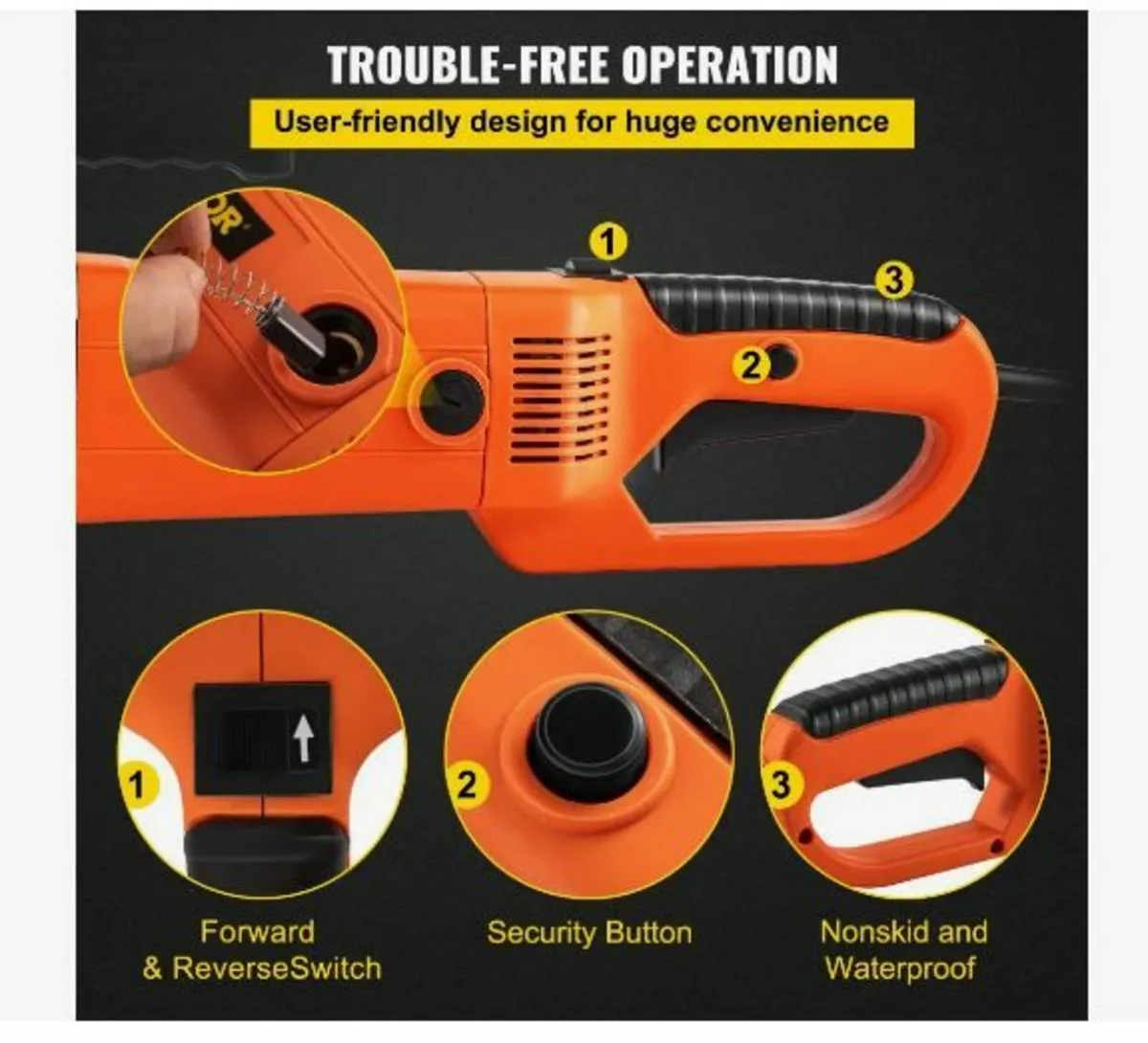 Electric Pipe Threader, 2300W Pipe - Image 3