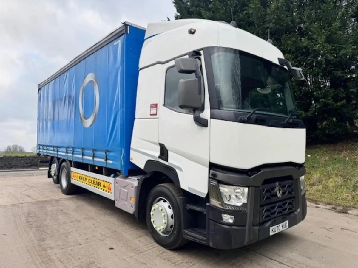 2020 RENAULT T380 6X2 CURTAIN-SIDER DRAW-BAR SPEC - Image 1