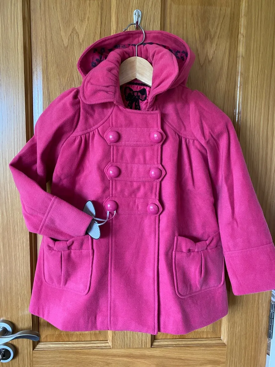 Girl’s Brand New Pink Elegant Peacoat Dunnes - Image 3