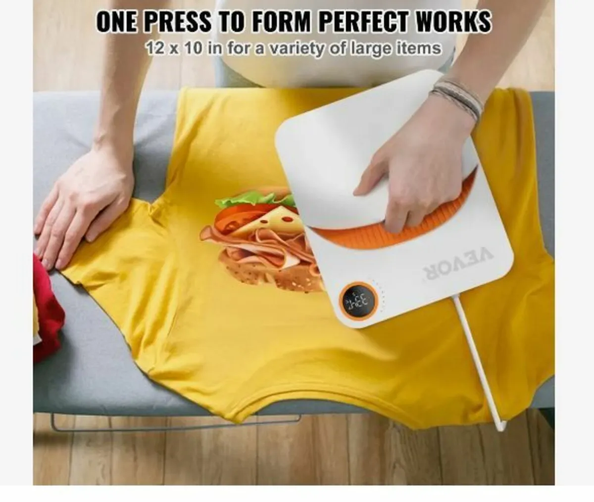 Heat Press 30.5 cm x 25.4 cm Portable Easy Press - Image 2