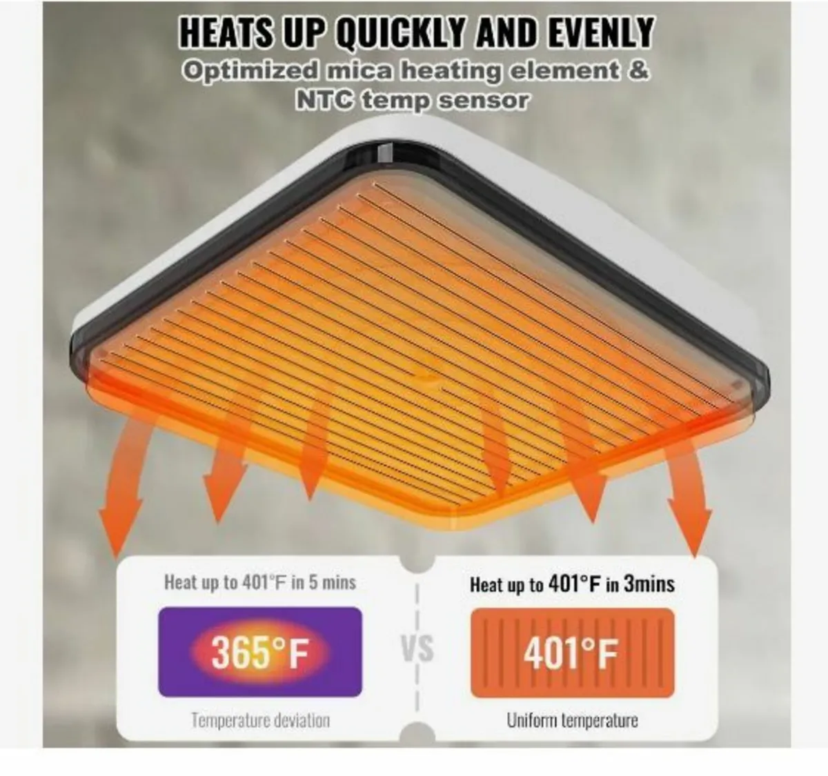 Heat Press 30.5 cm x 25.4 cm Portable Easy Press - Image 4