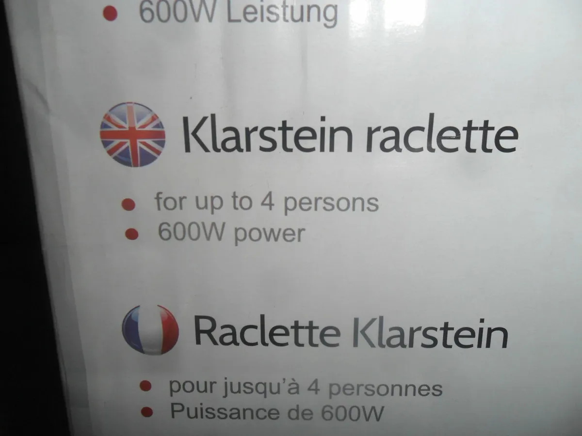 raclette grill with natural stone - Image 4