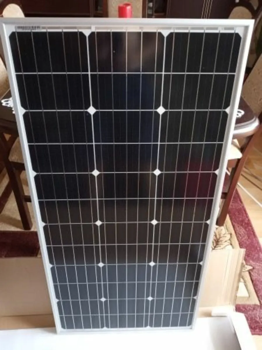 Camper van or boat 100W 12V Solar Panel - Image 2