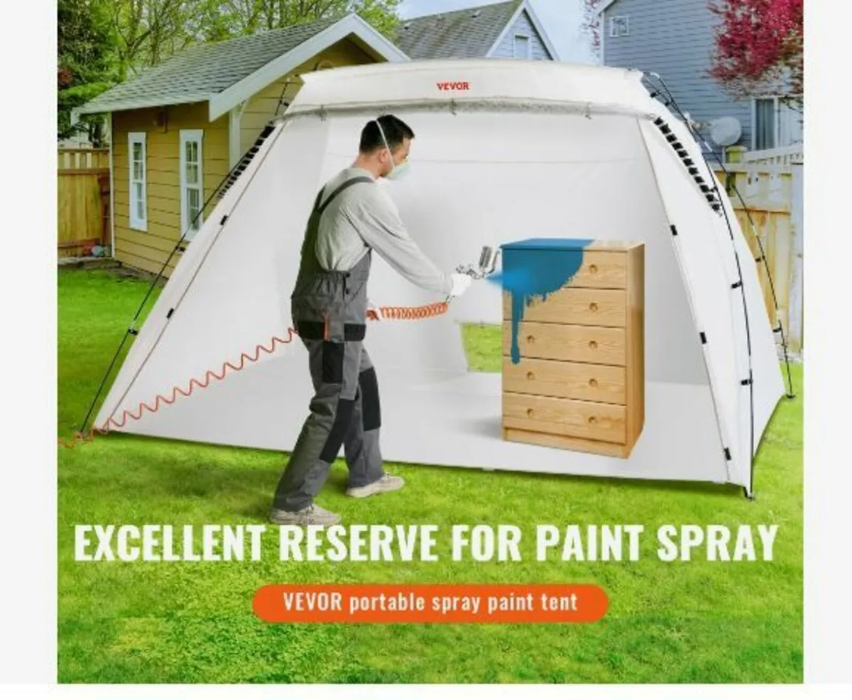 Spray Paint Shelter, 3.0m x 2.1m x 1.8m - Image 2