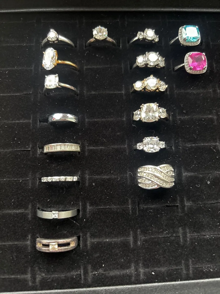 Sterling silver rings - Image 2