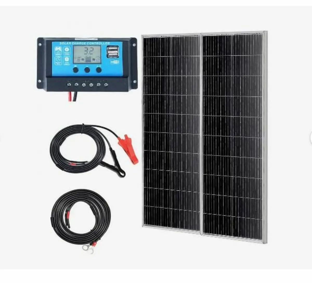 200W Monocrystalline Solar Panel Kit - Image 1
