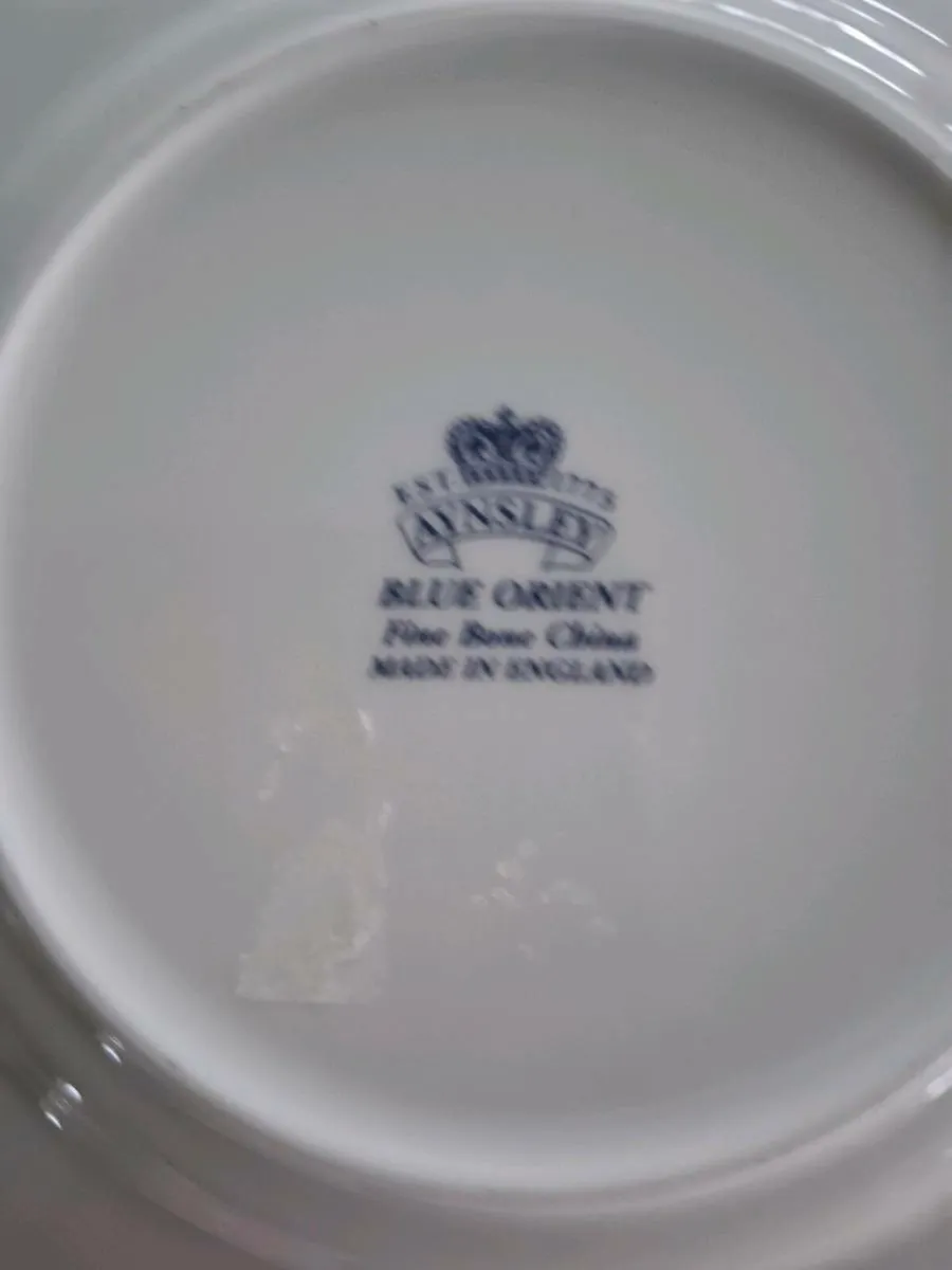 Ansley blue orient dinner service - Image 2