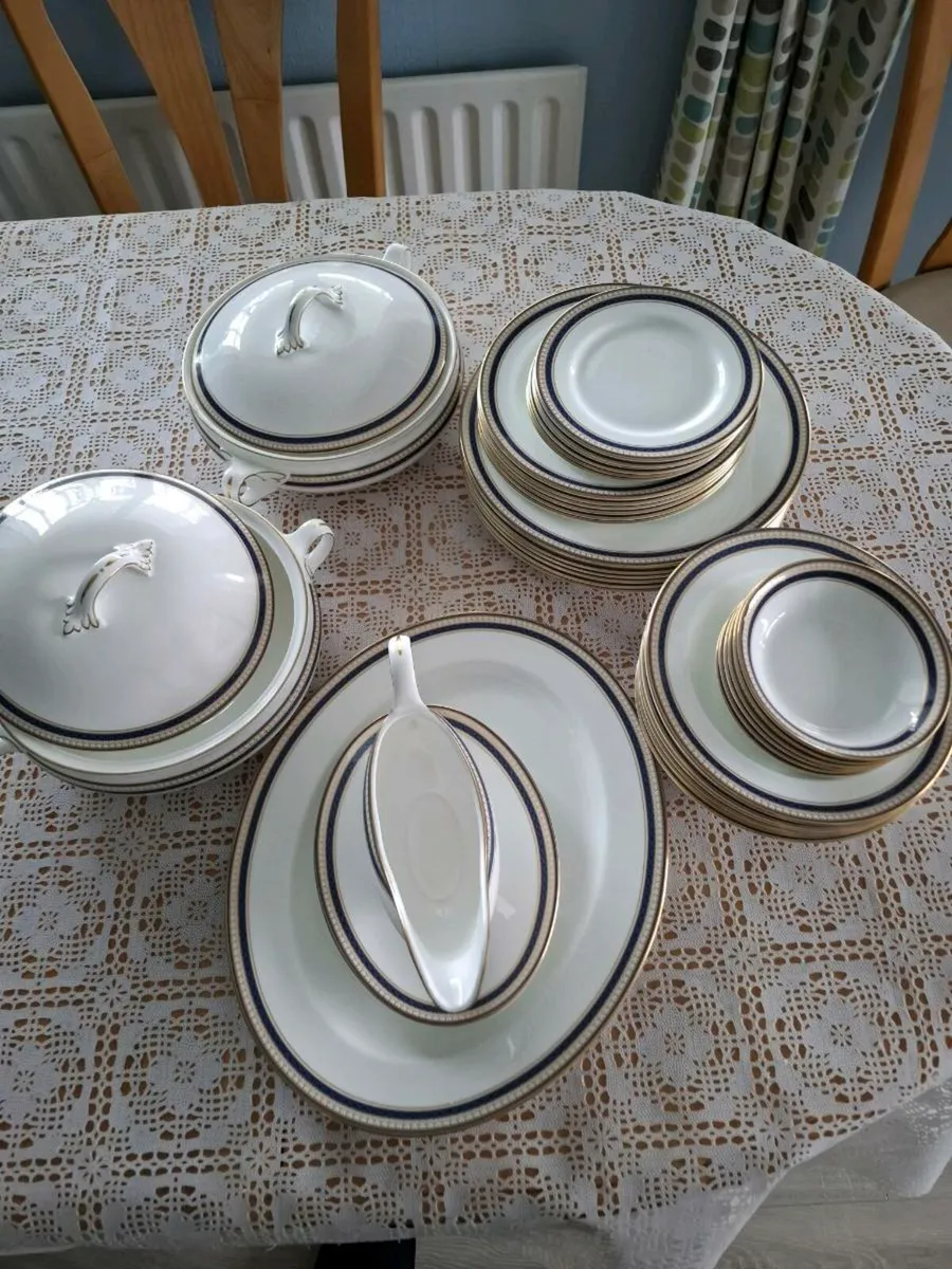 Ansley blue orient dinner service - Image 3