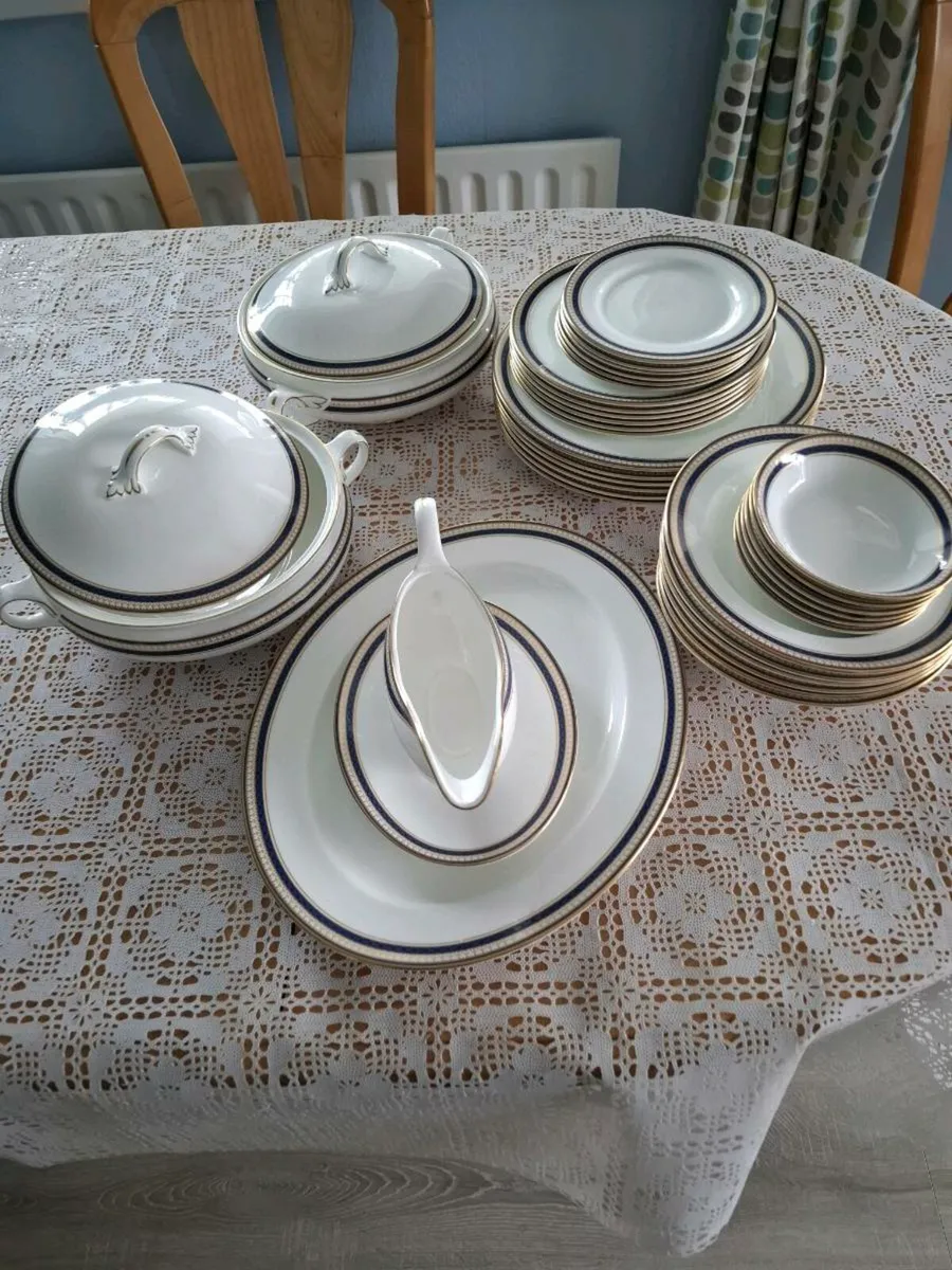 Ansley blue orient dinner service - Image 4