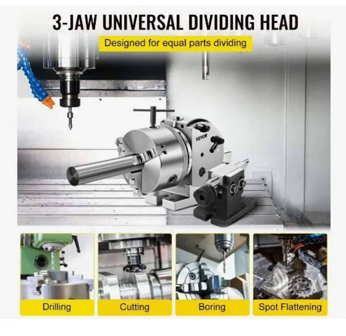 BS-0 Precision Dividing Head, Horizontal Dividing - Image 2
