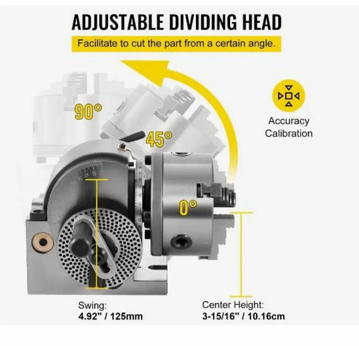 BS-0 Precision Dividing Head, Horizontal Dividing - Image 4