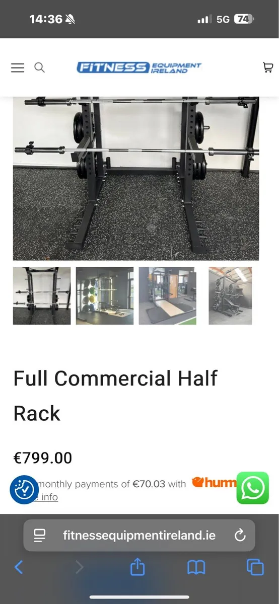 COMMERCIAL GYM SPEC POWER RACK + VERY HEAVY BENCH - Image 2