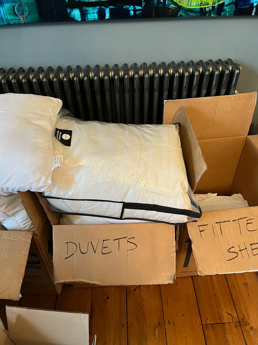 Assorted Pillows, Duvets, Bed Linen, Towels - free - Image 3