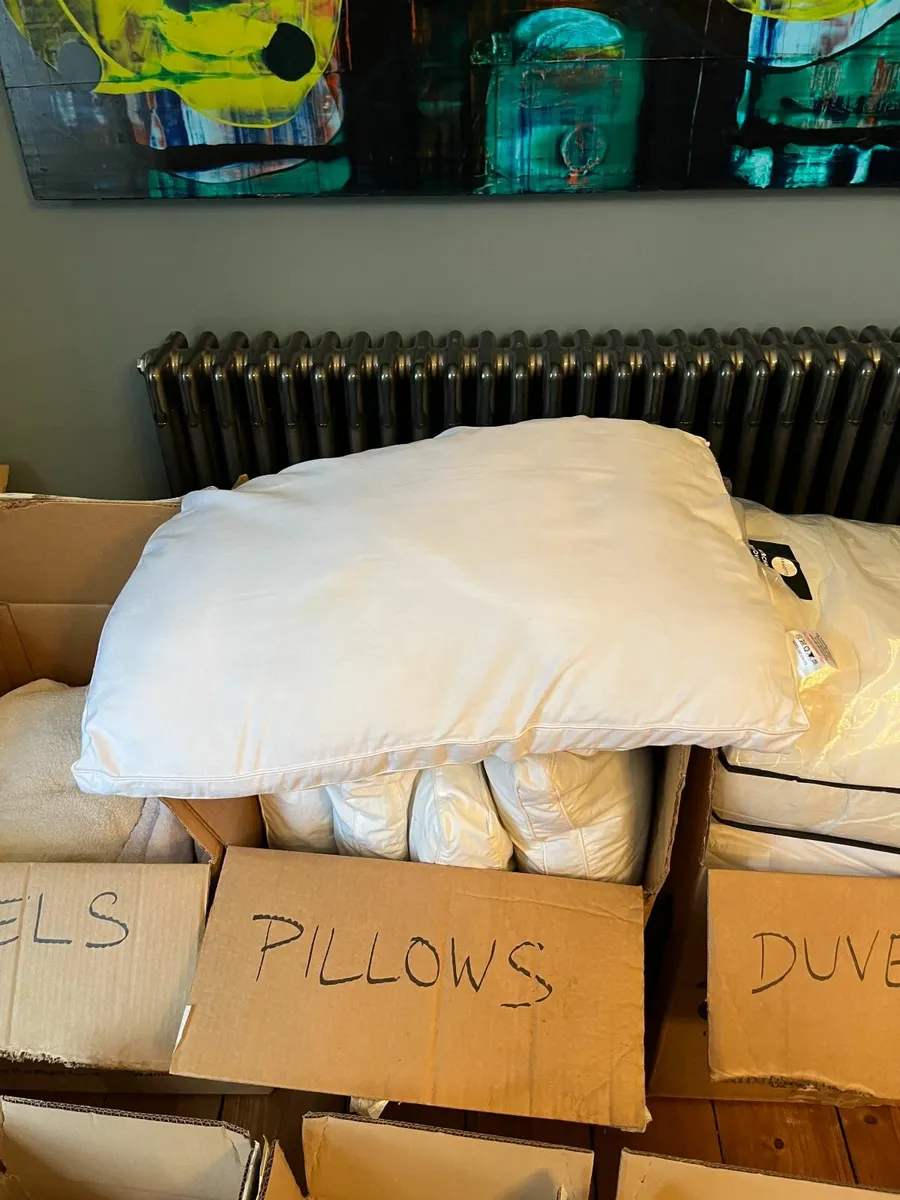 Assorted Pillows, Duvets, Bed Linen, Towels - free - Image 4