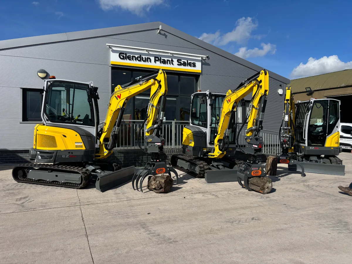 New Wacker Neuson Arb spec excavators in stock - Image 1