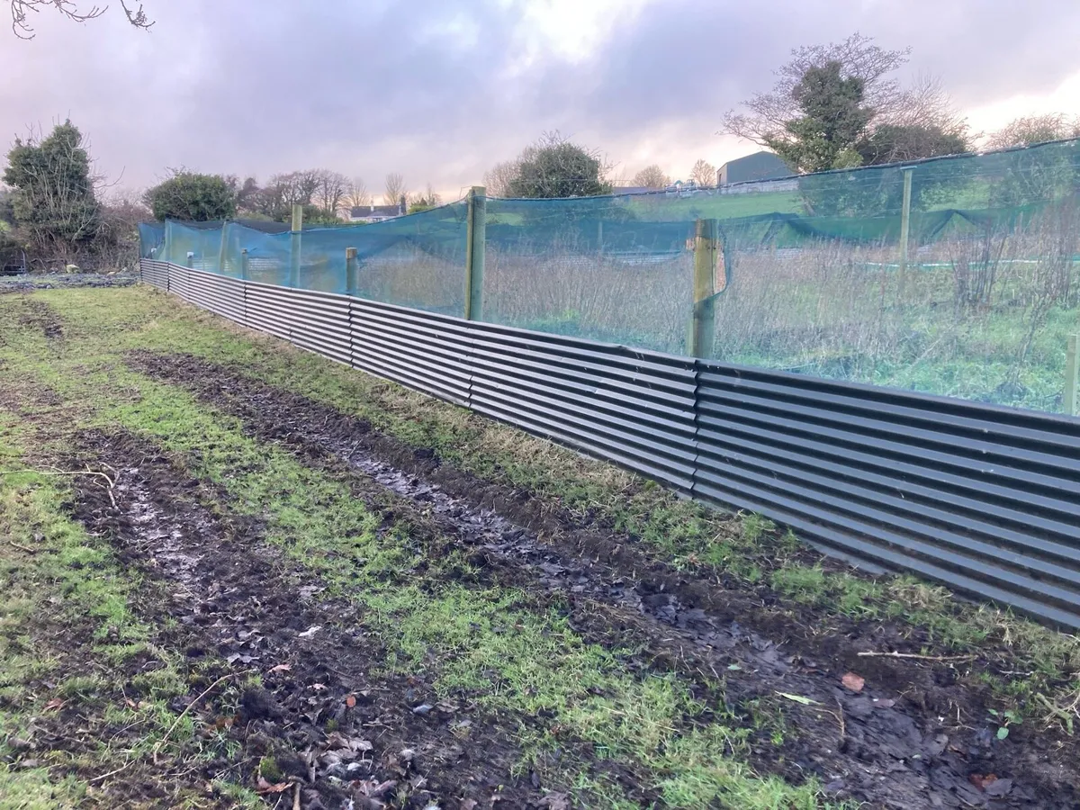 Used Sheets of corrugated tin. - Image 1