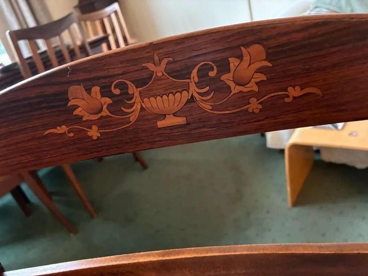 Antique campaign chair - Image 2