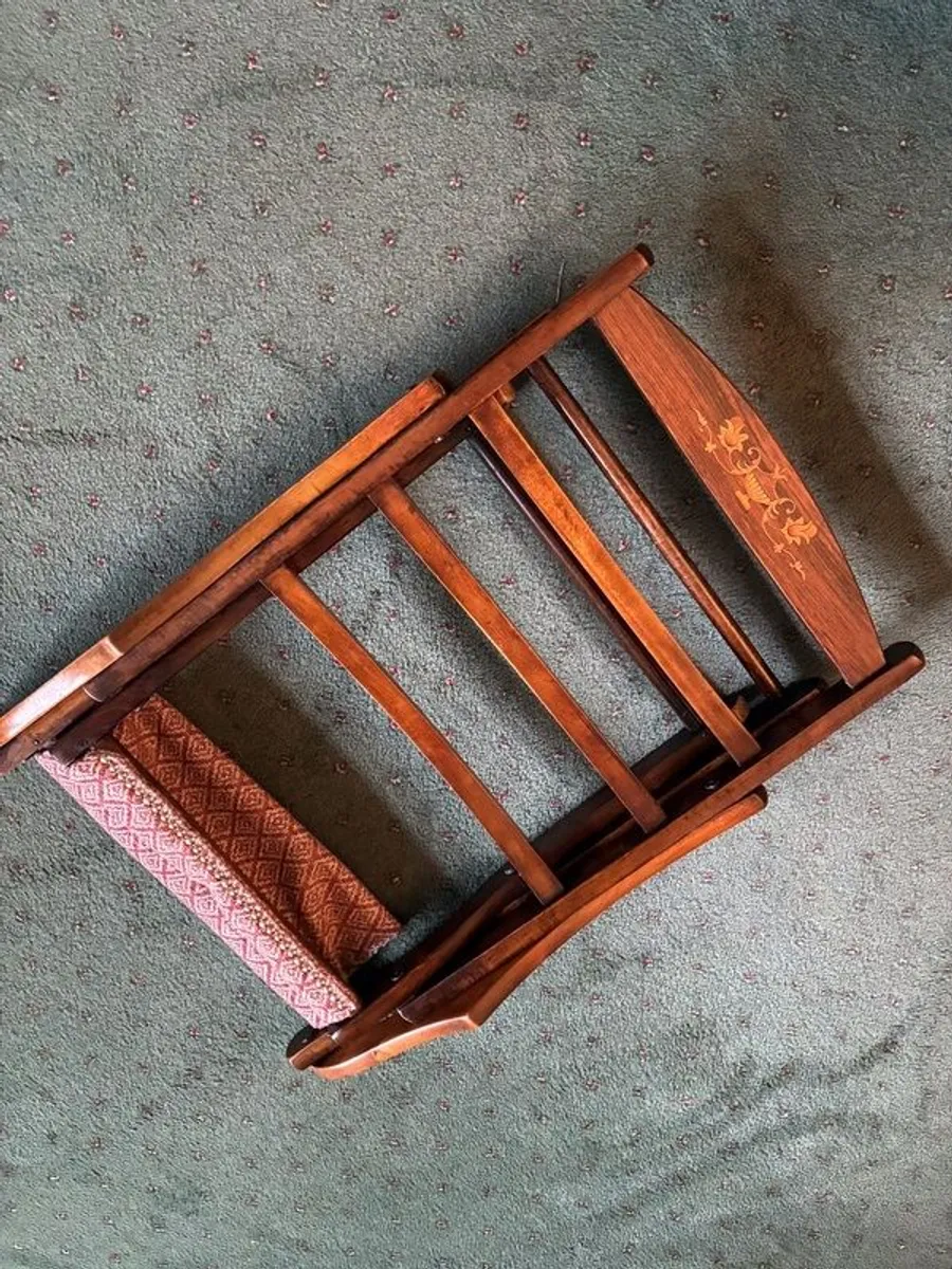 Antique campaign chair - Image 4