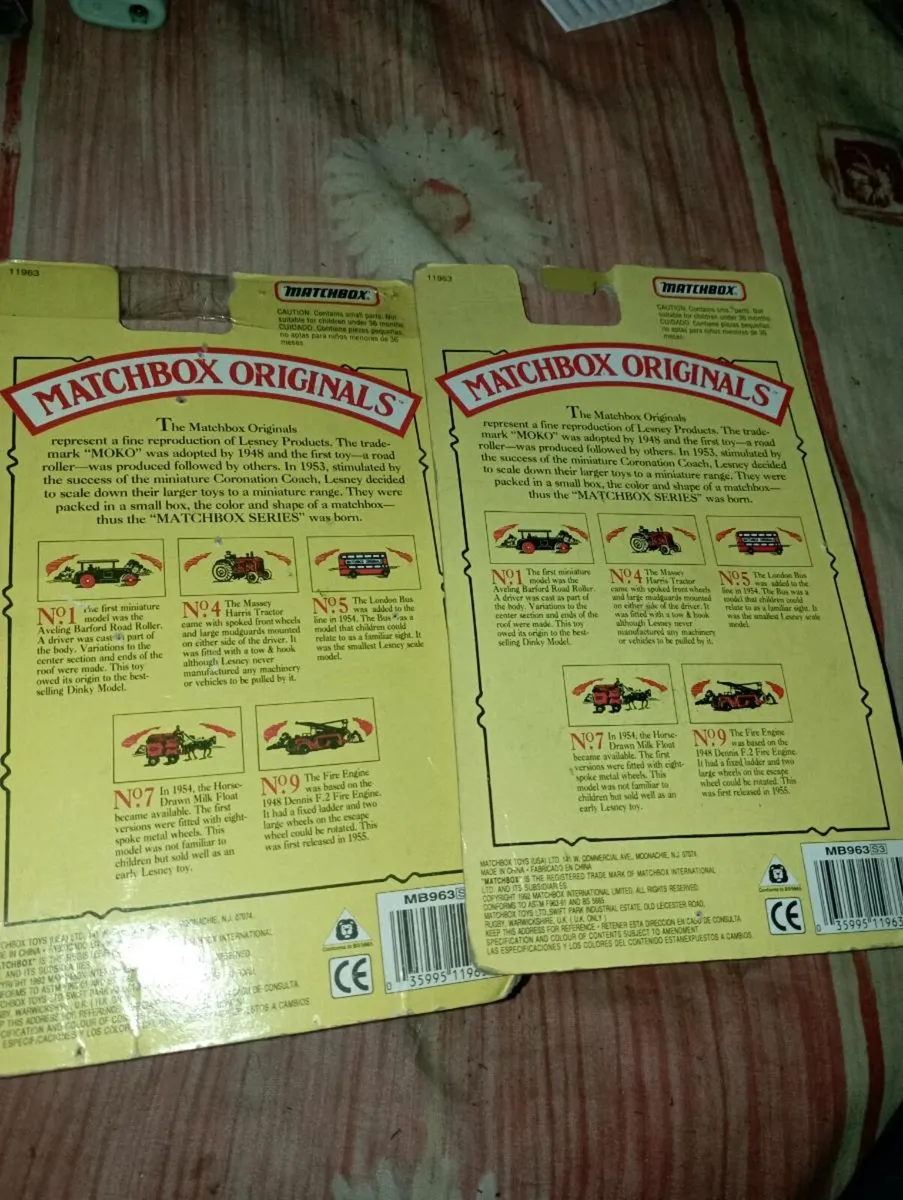 VINTAGE MATCHBOX ORIGINAL. OF EARLY VEHICLES - Image 2