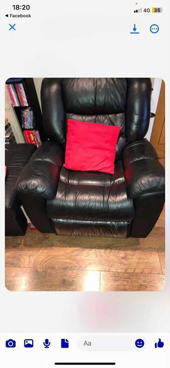 Leather sofa FREE****** - Image 2