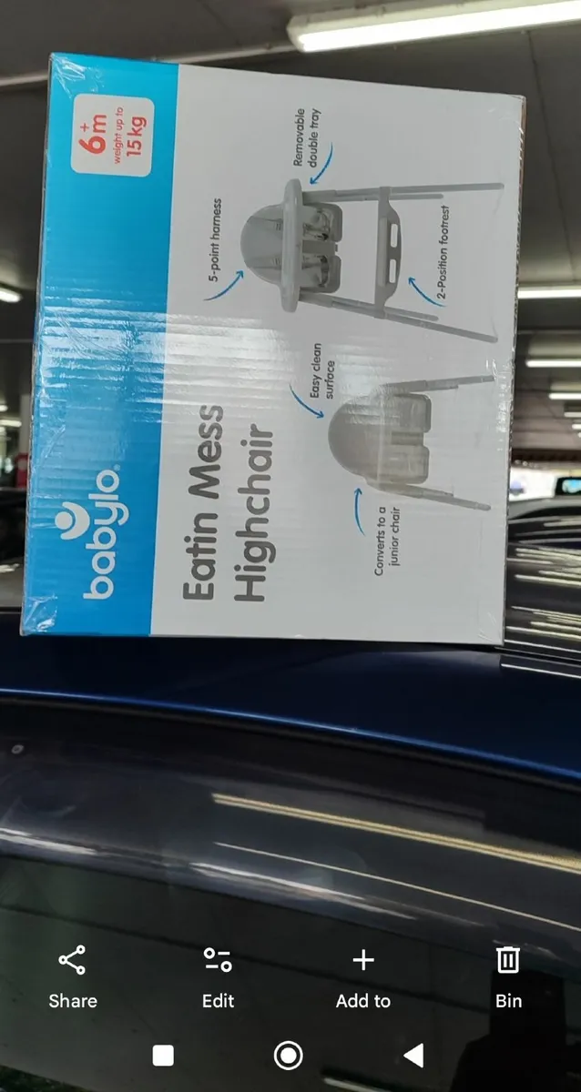 New highchair and steriliser - Image 1