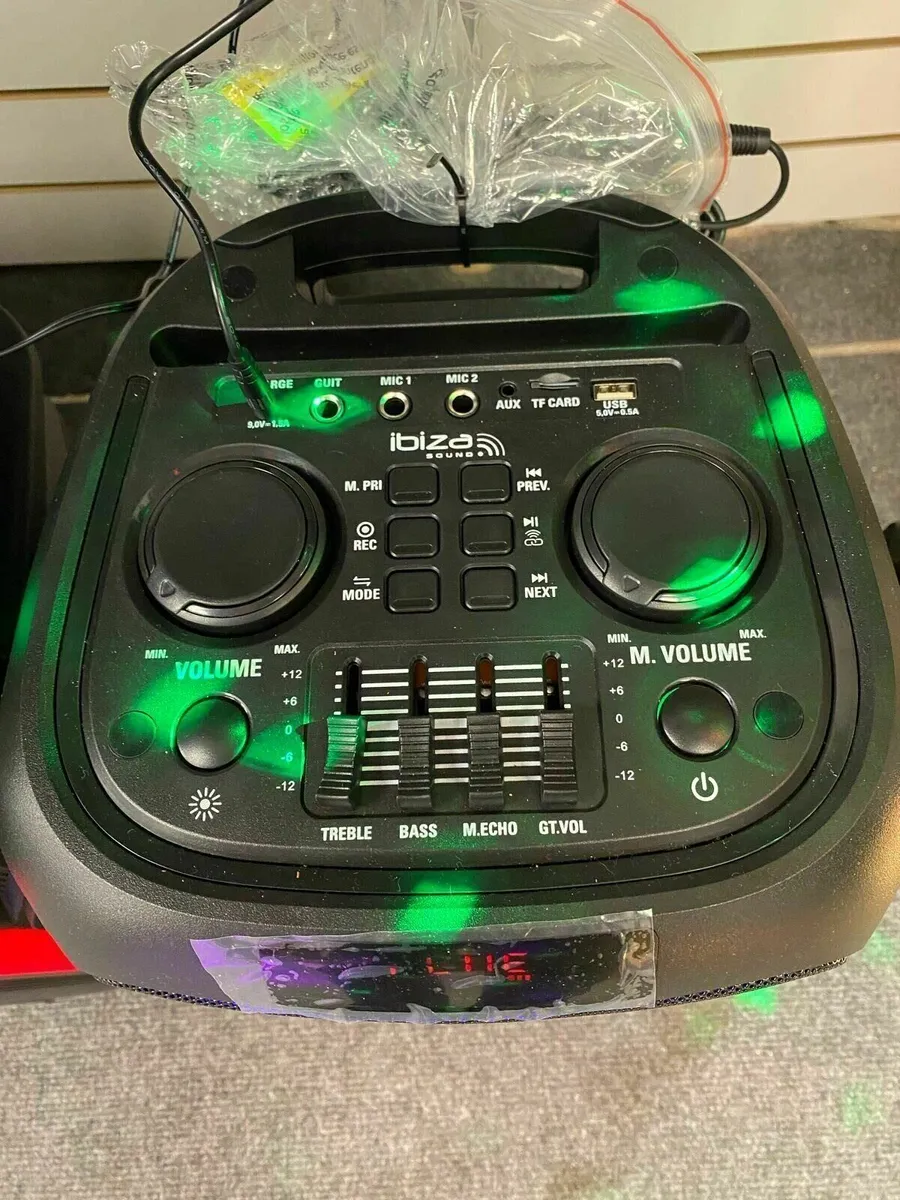 Ibiza Venus 600W Portable BT Boombox NEW - Image 1