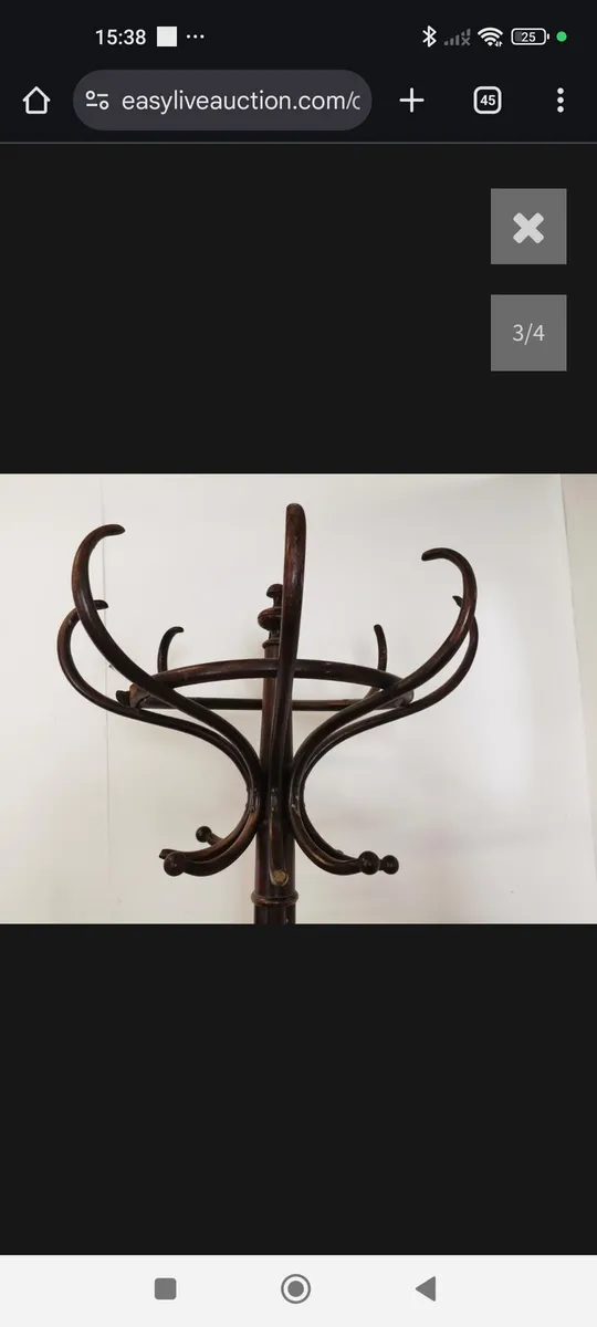 Early 20th C. bentwood hat and coat stand - Image 4