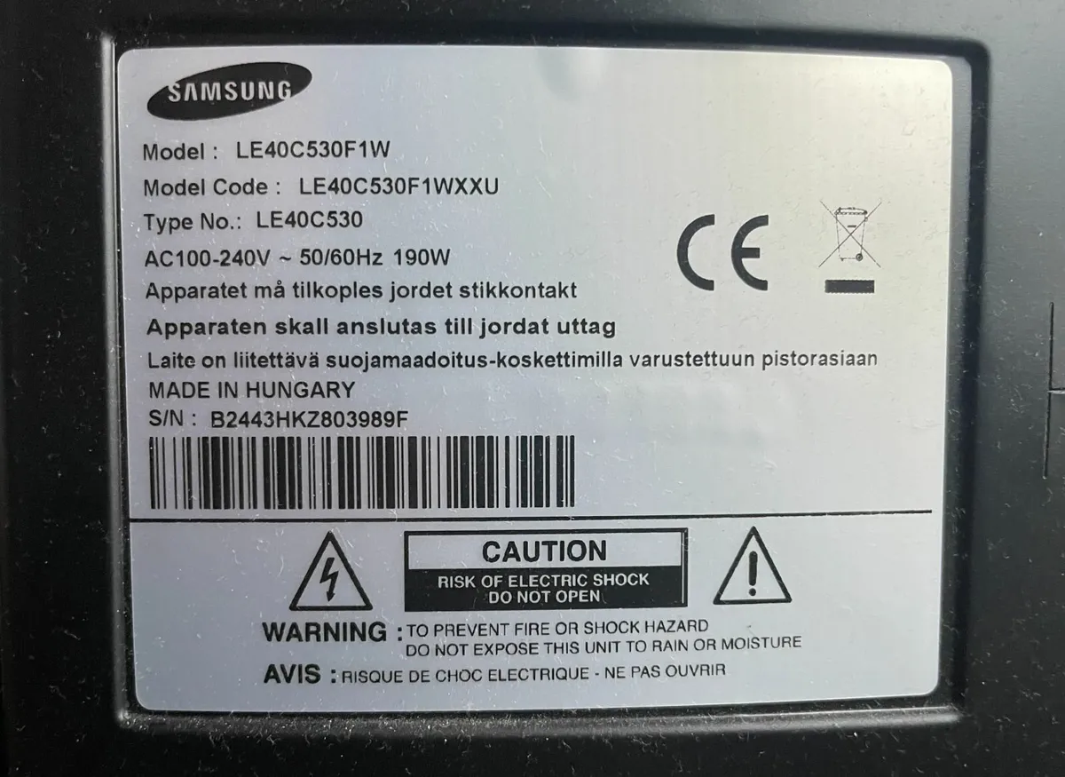 Samsung Le40c530 - 40" Lcd Tv - Image 3