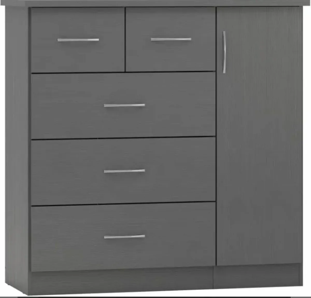 Nevada 5 Drawer Low Wardrobe. Free delivery 🚚 - Image 1