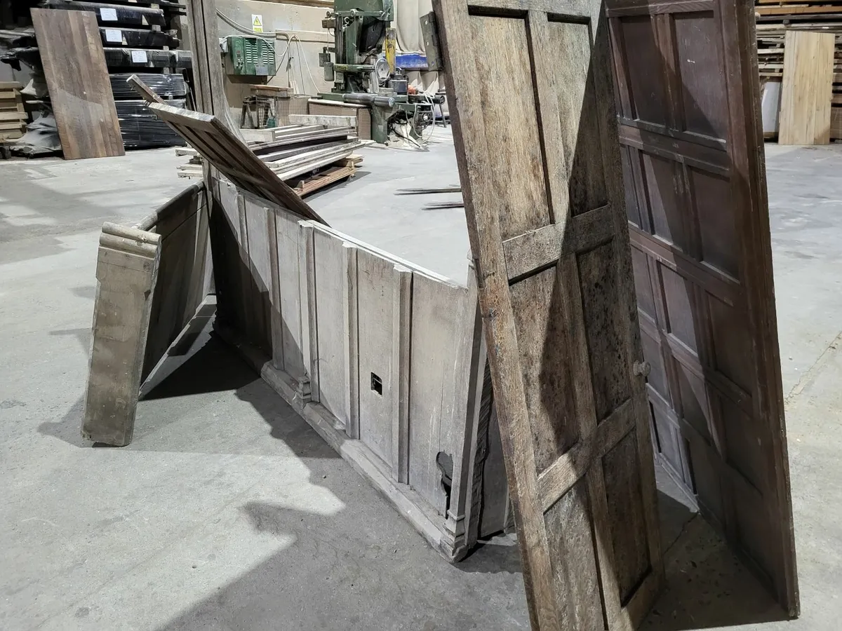 Antique Oak Panels - Image 3