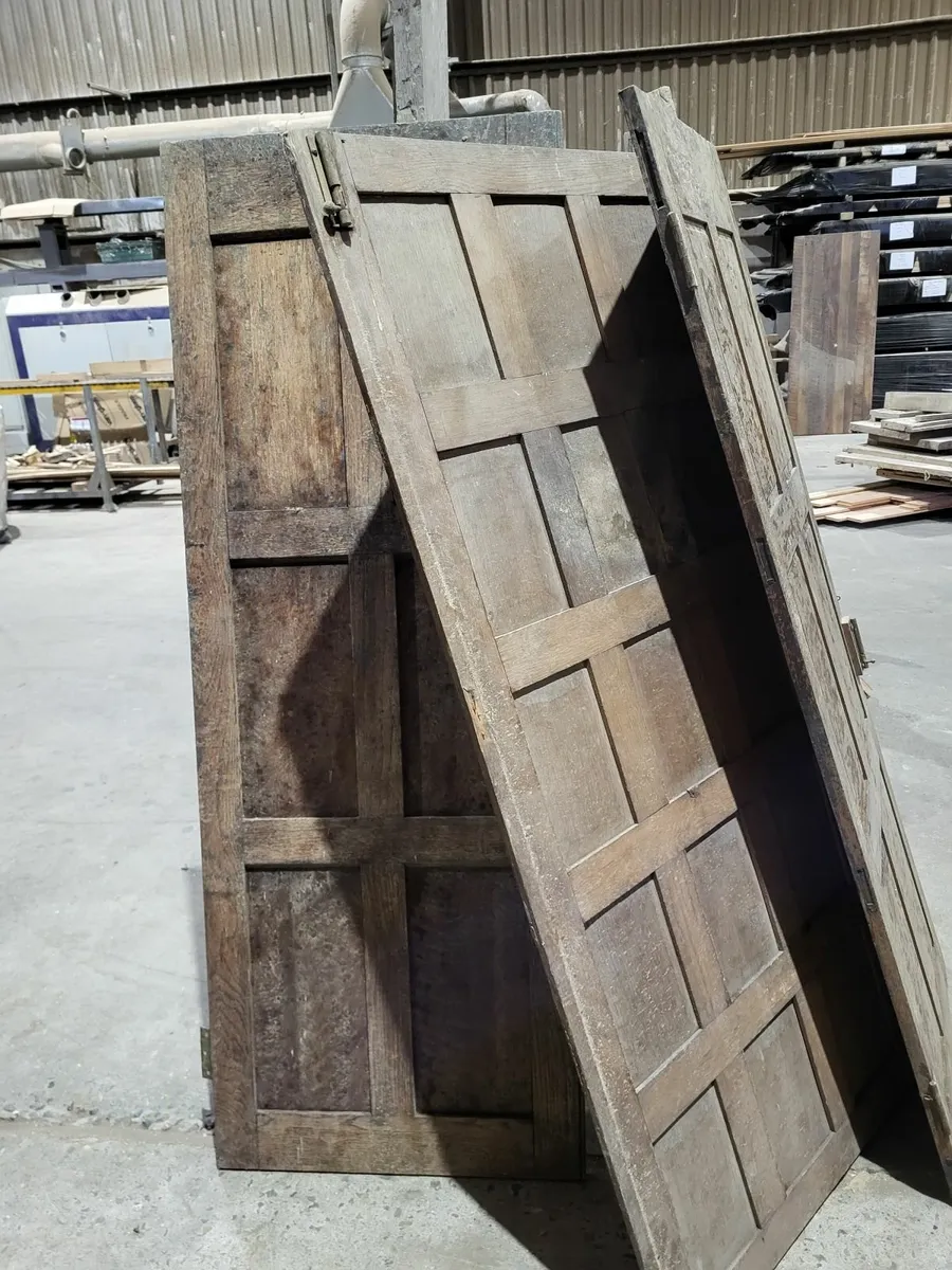 Antique Oak Panels - Image 4