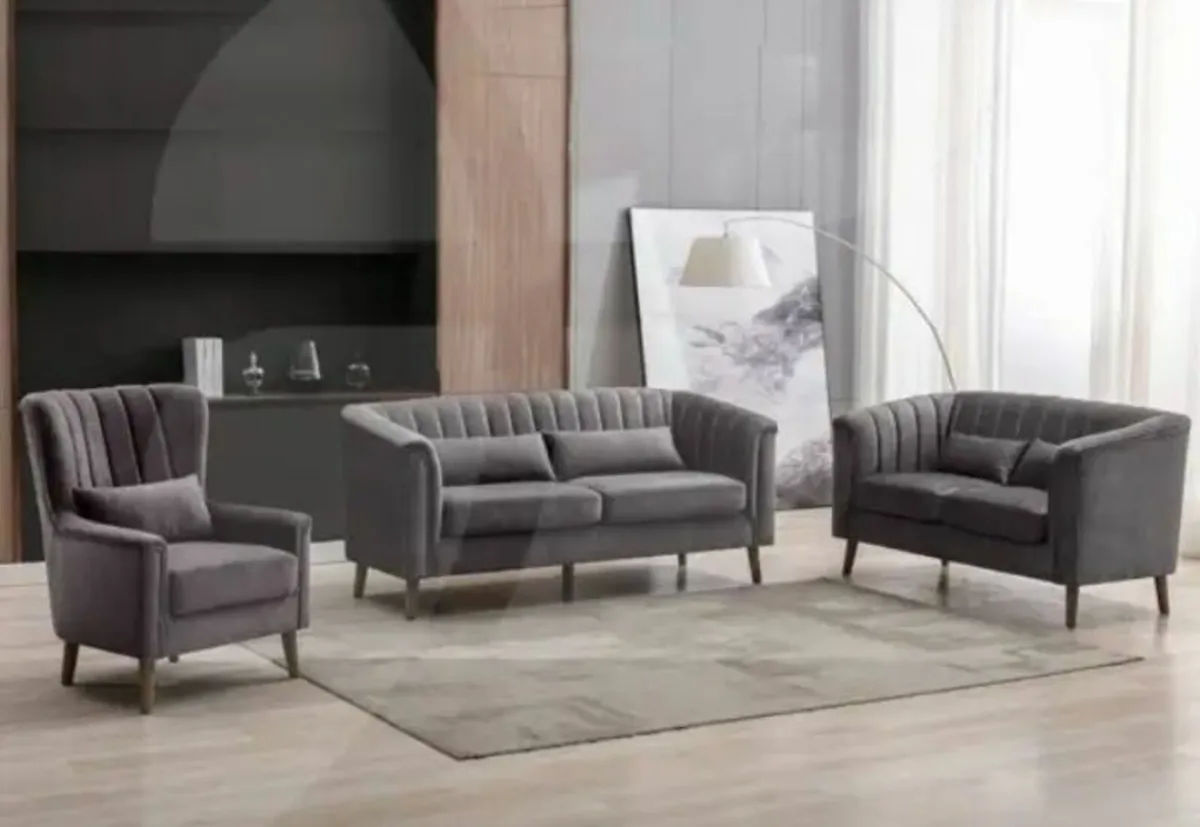 Charlotte 3 Seater Graphite. Free home delivery 🚚 - Image 2