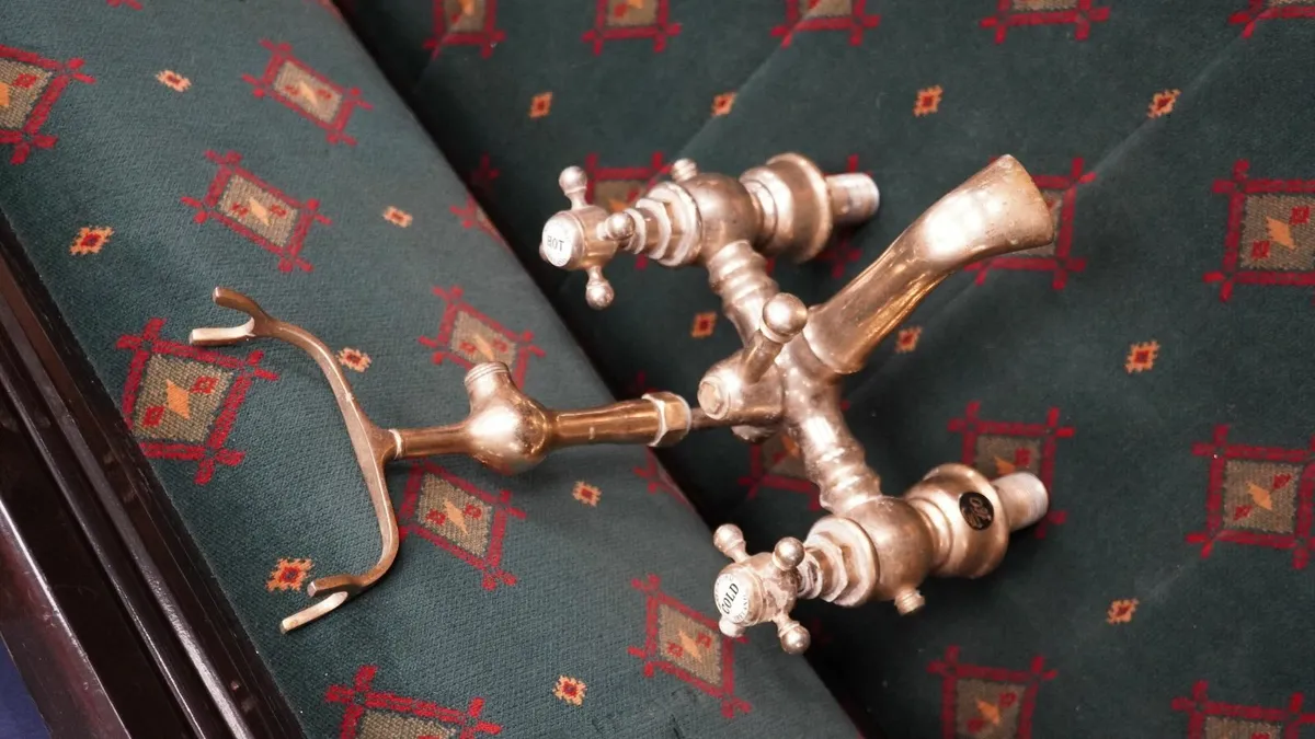 Vintage Waterford Ireland Brass Tap - Image 2