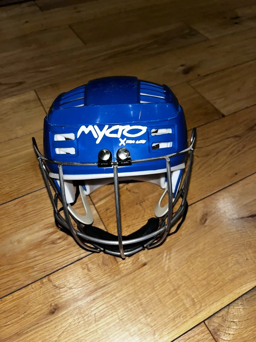 Blue Mycro hurling helmet - Image 1