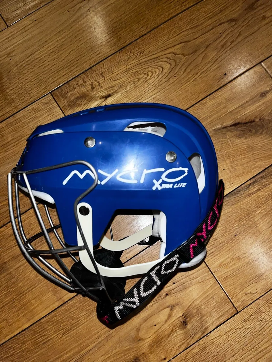 Blue Mycro hurling helmet - Image 3