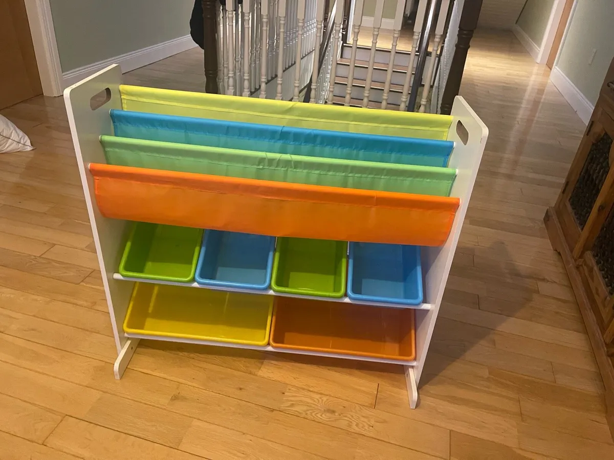 Children’s Toy Storage Unit and Bookshelf - Image 1