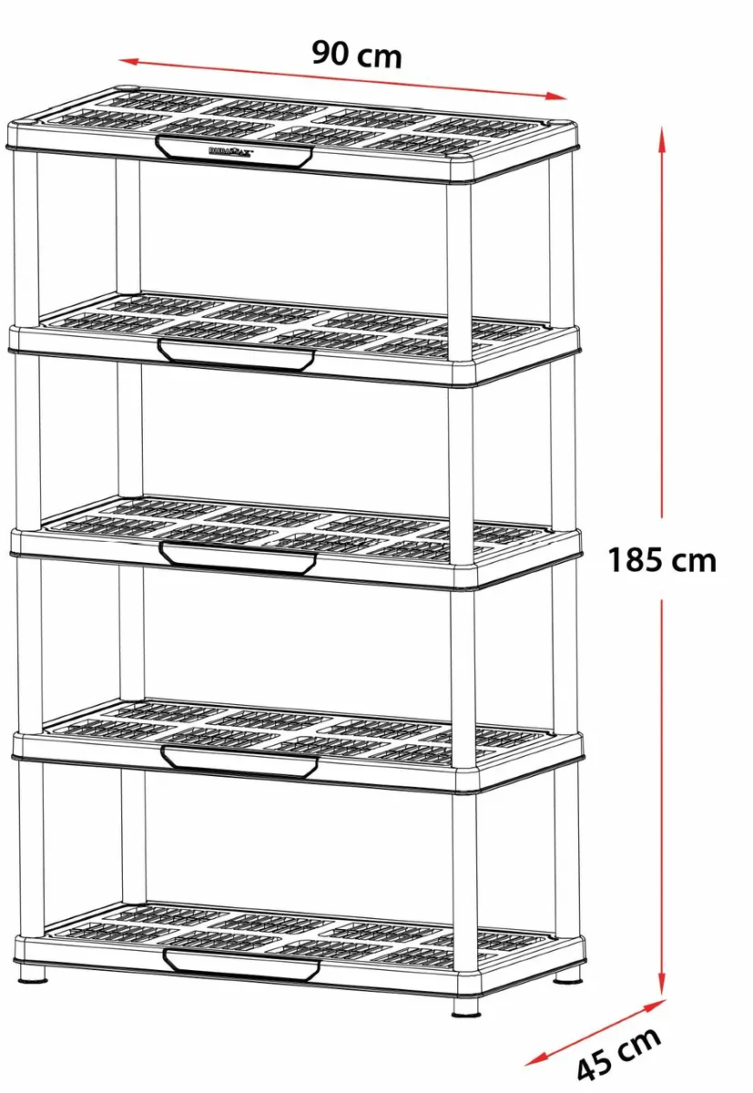 🧰 Strong Sturdy 4 Rack Shelving – Heavy-Duty - Image 4