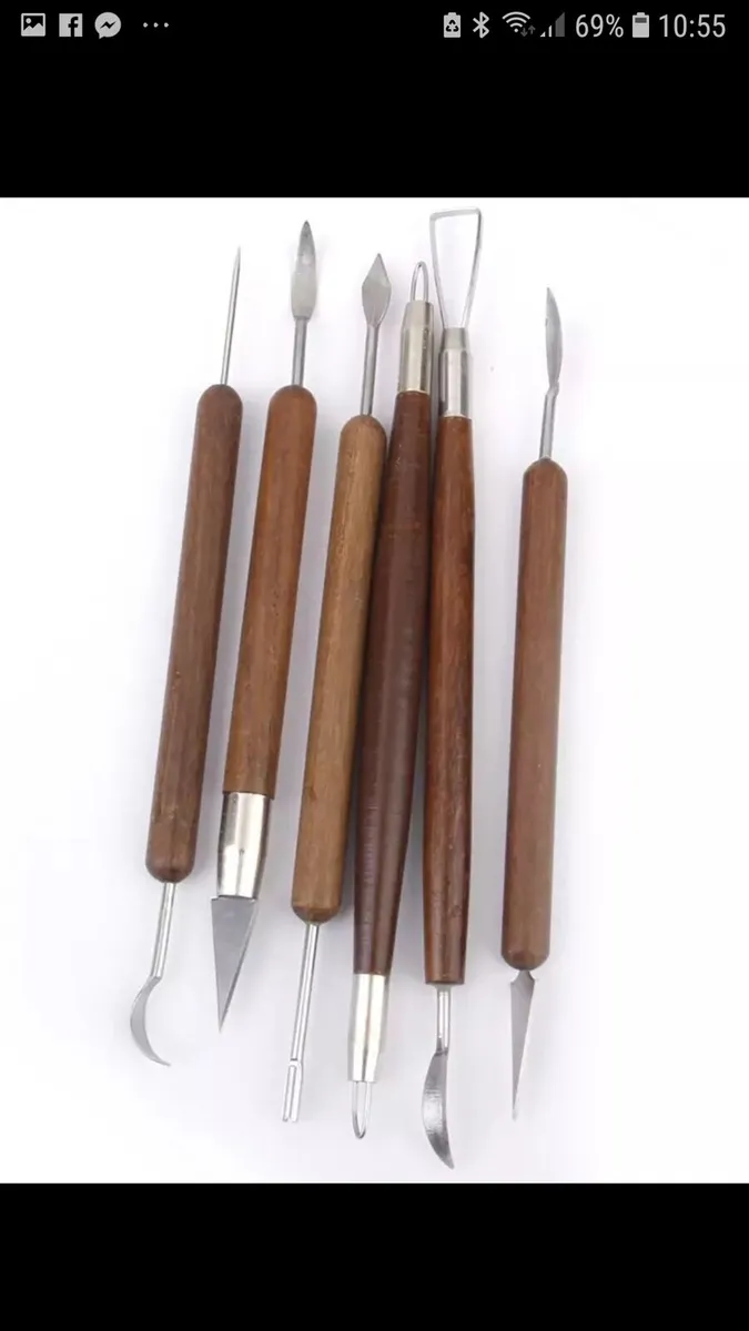 6 Doudle Ended Craft Sculpting Tools - Image 3