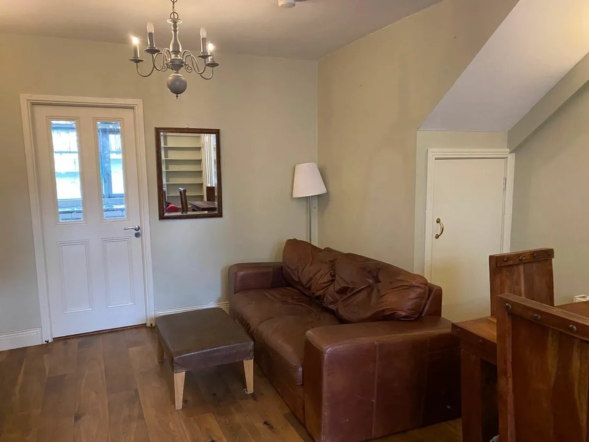 Brown Leather Sofa - 3 seater - Image 3