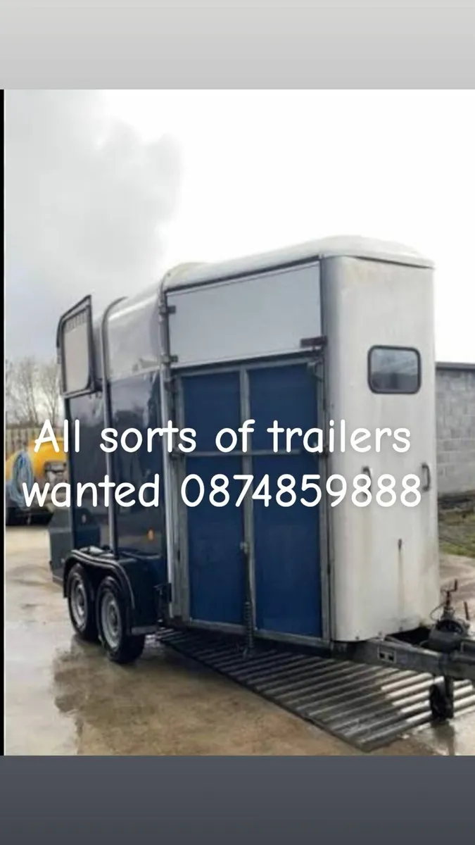 All sorts trailers wanted - Image 1