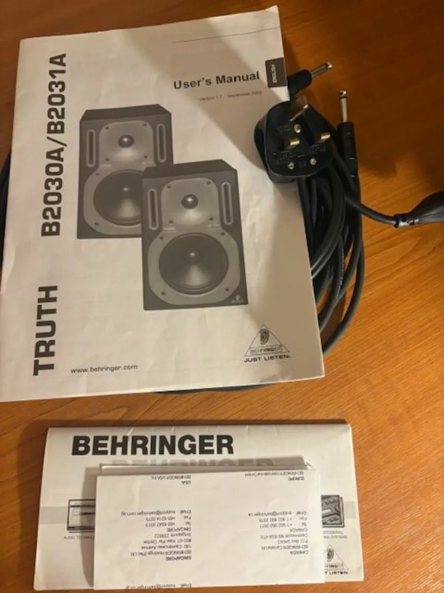 2 Behringer B2031A Truth Active Studio Monitors - Image 3