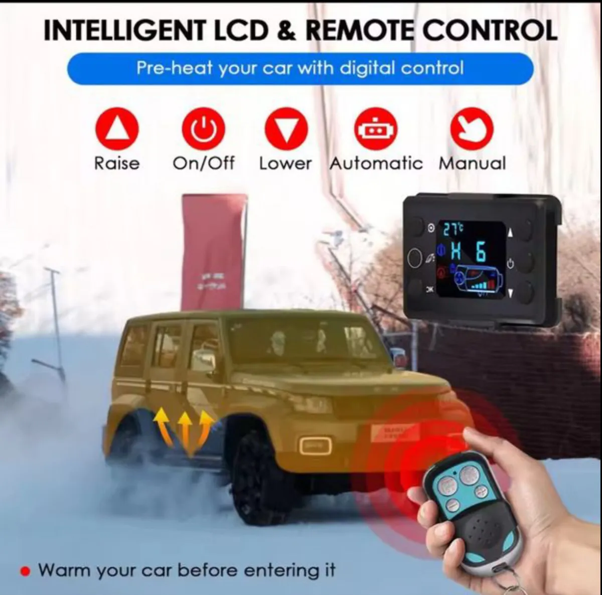 Heater kit  12v 5kw Portable Diesel Heater - Image 3