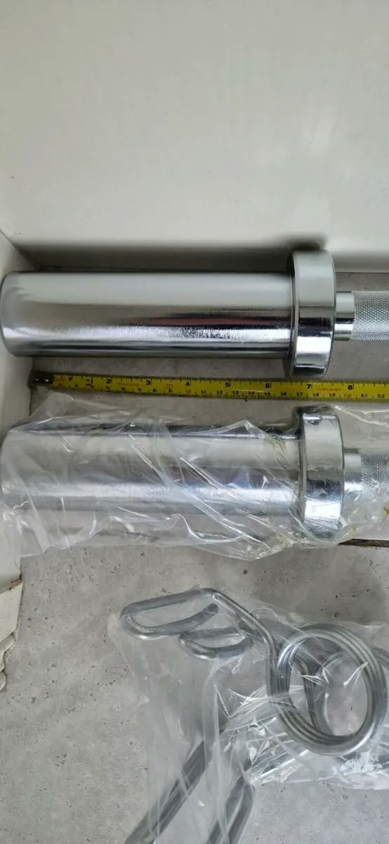 Brand new Olympic dumbbell handles in unopened sea - Image 3