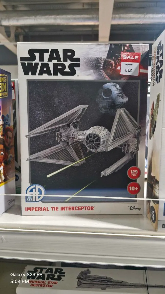 Star Wars Imperial TIE Interceptor 3D Puzzle 129 P - Image 2