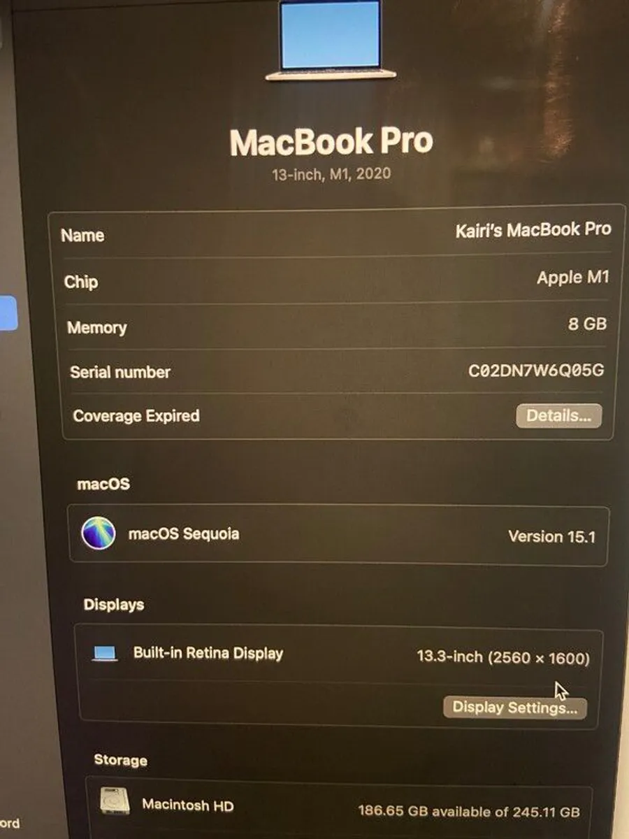 MacBook Pro M1 ( 2020 ) - Image 4