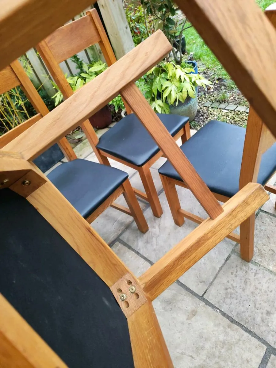 4 kitchen dining chairs - Image 4