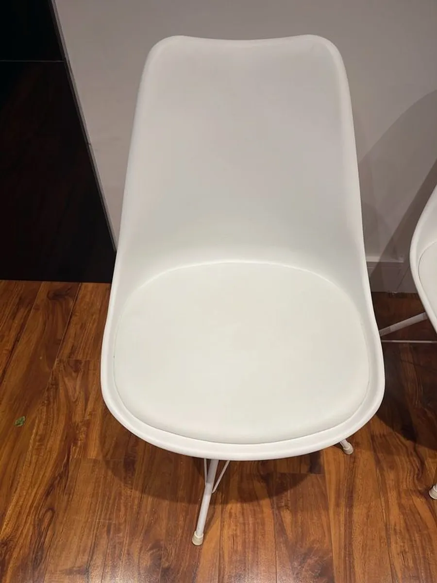 white kitchen chairs - Image 2