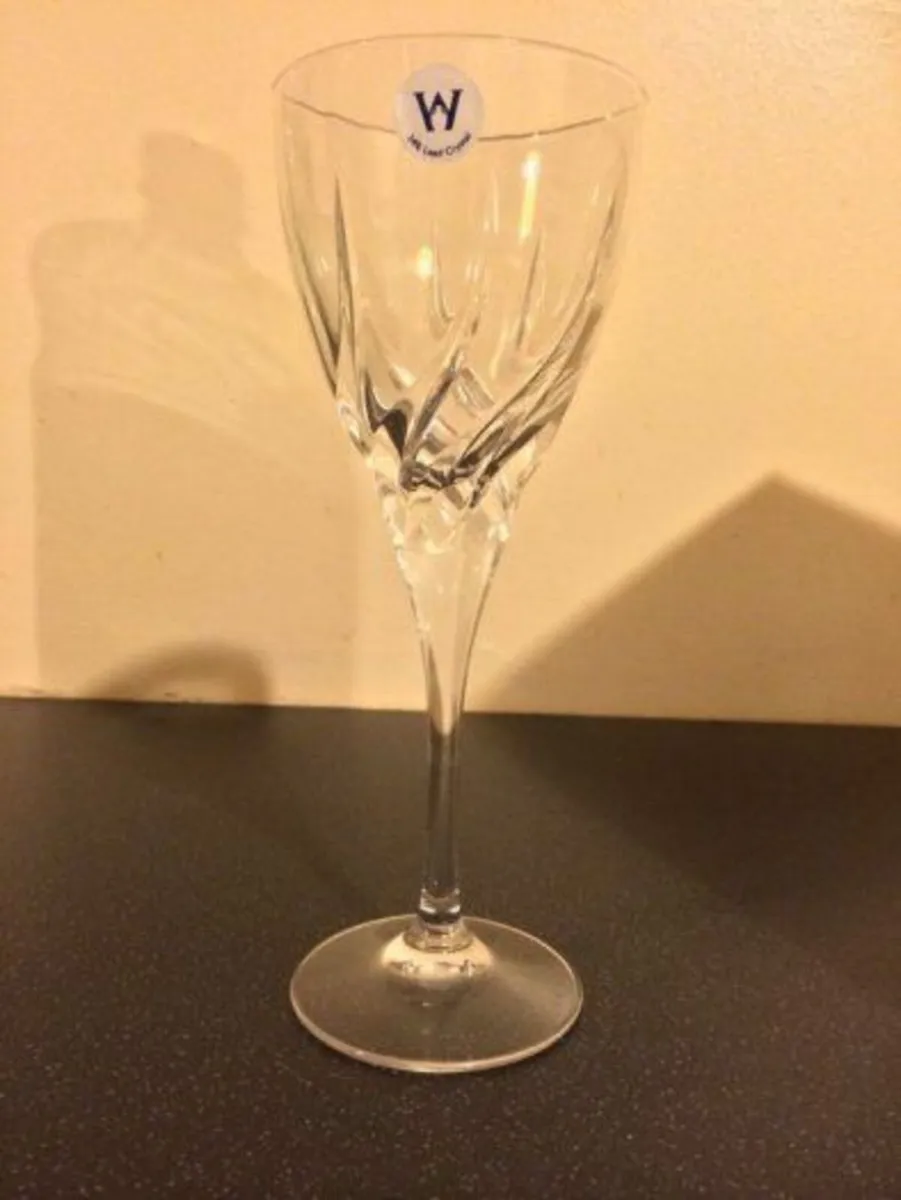NEW Set of Wedgewood 24% Lead Crystal Wine Glasses - Image 4