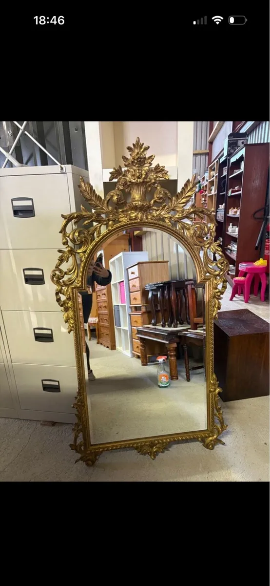 Gilt framed mirror - Image 2